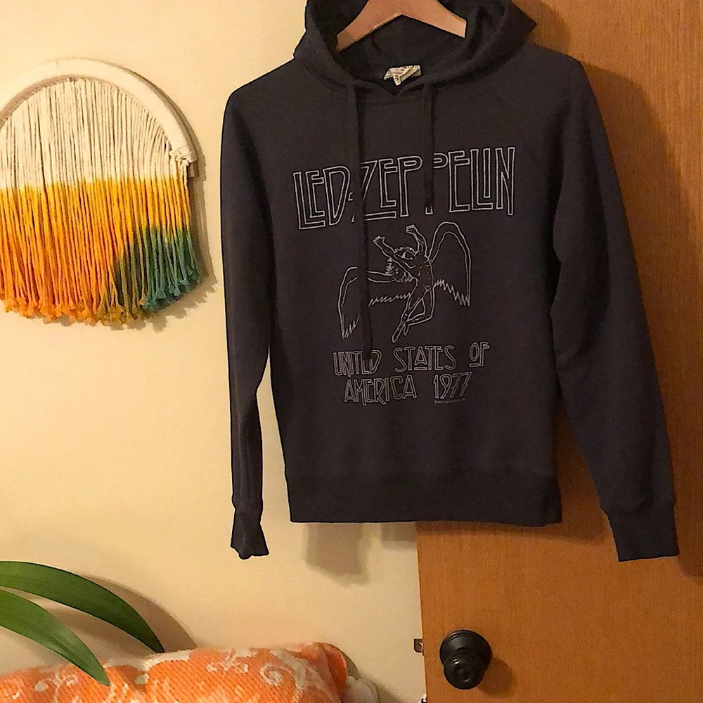 2013 Led Zeppelin Graphic Hoodie Women’s Size Small - Picture 3 of 8